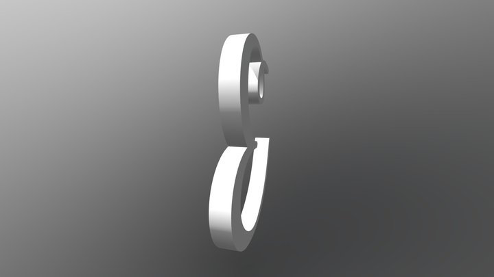 The Watermelon Script - Charecter " E " 3D Model