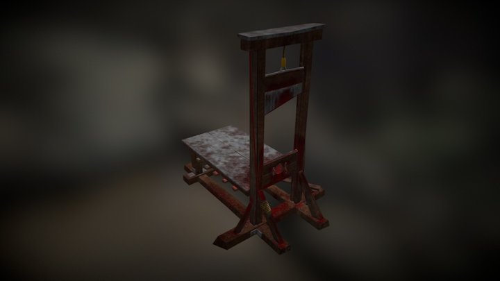 Mediveal age - Guillotine 3D Model