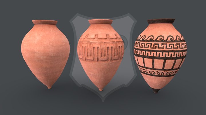 Pottery 1B Qvevri 3D Model