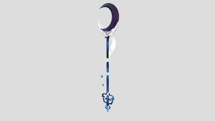 Moon Sword For Roblox 3D Model