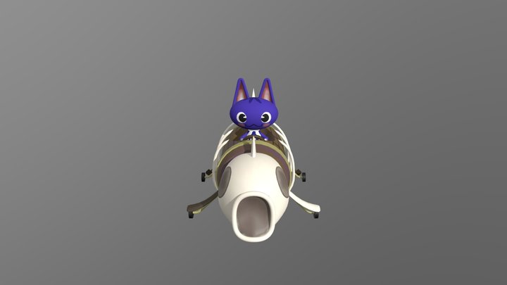 Cat Fish Car Thing 3D Model