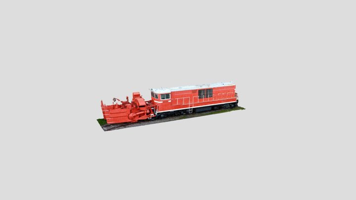 ロータリー除雪車 (DD14 323) 3D Model