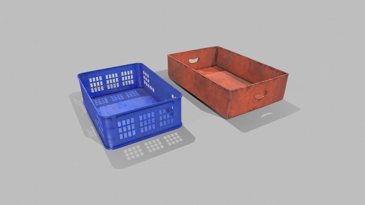 Worn crates – Kostenloses 3D-Modell STL