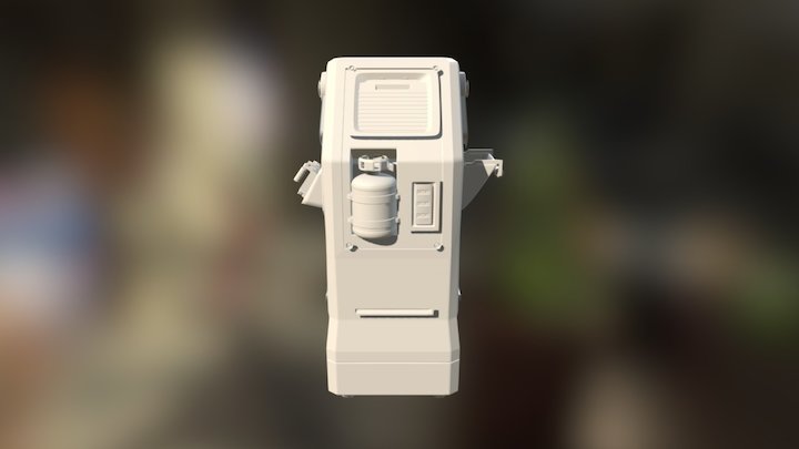 High Poly Portable Med Bay (WIP) 3D Model