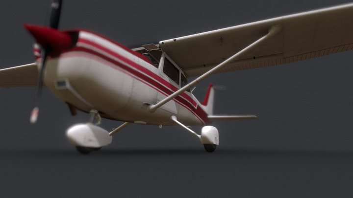 cessna172 made by KOG_THORNS 3D Model