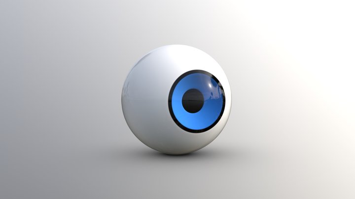 Cartoon eye 3D Model