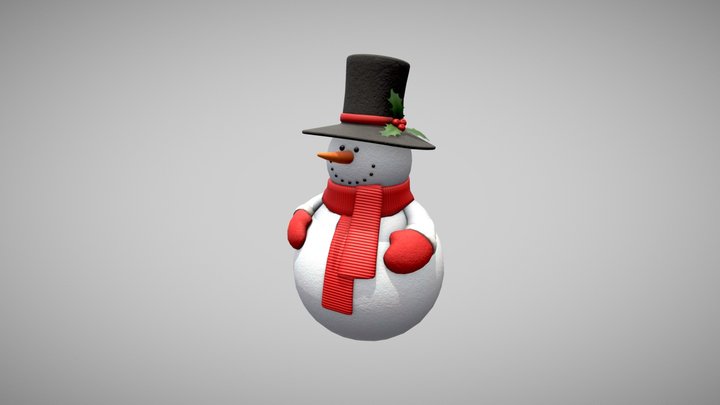 Snowman 3D Model