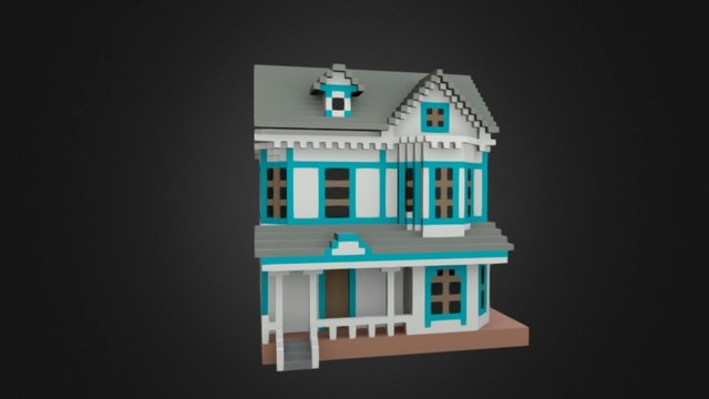 House US 01 Bake 3D Model