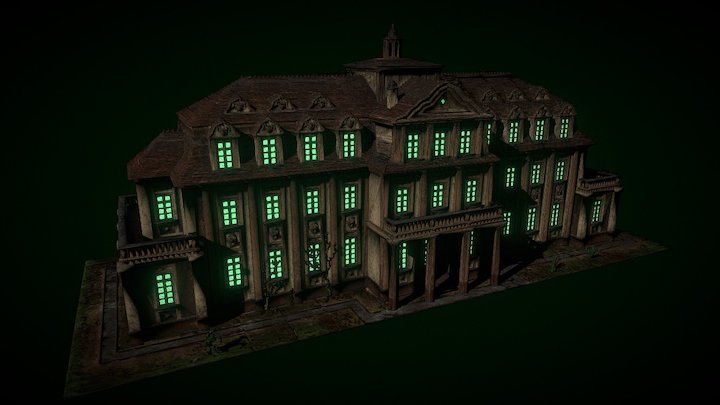 Mansion The Padre Game 3D Model