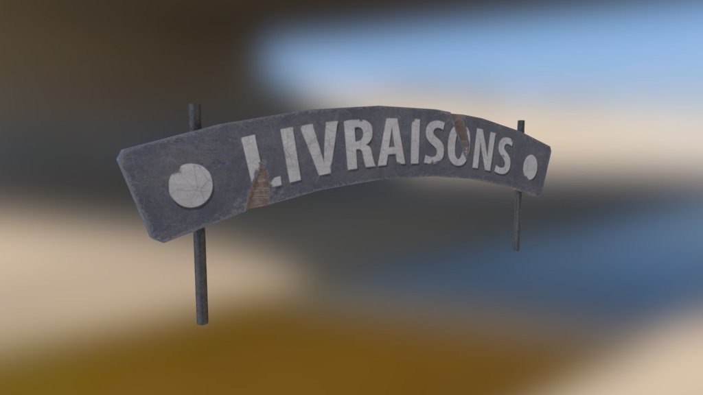 Delivery Sign - 3D model by Lewis Maxwell Brooks (@lewisbrooks ...