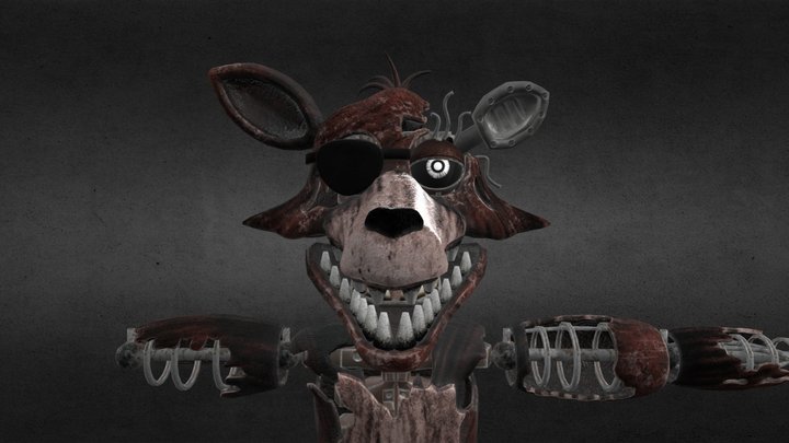 FNAF Help Wanted  Withered Foxy - Download Free 3D model by Xoffly  (@Xoffly) [633849d]