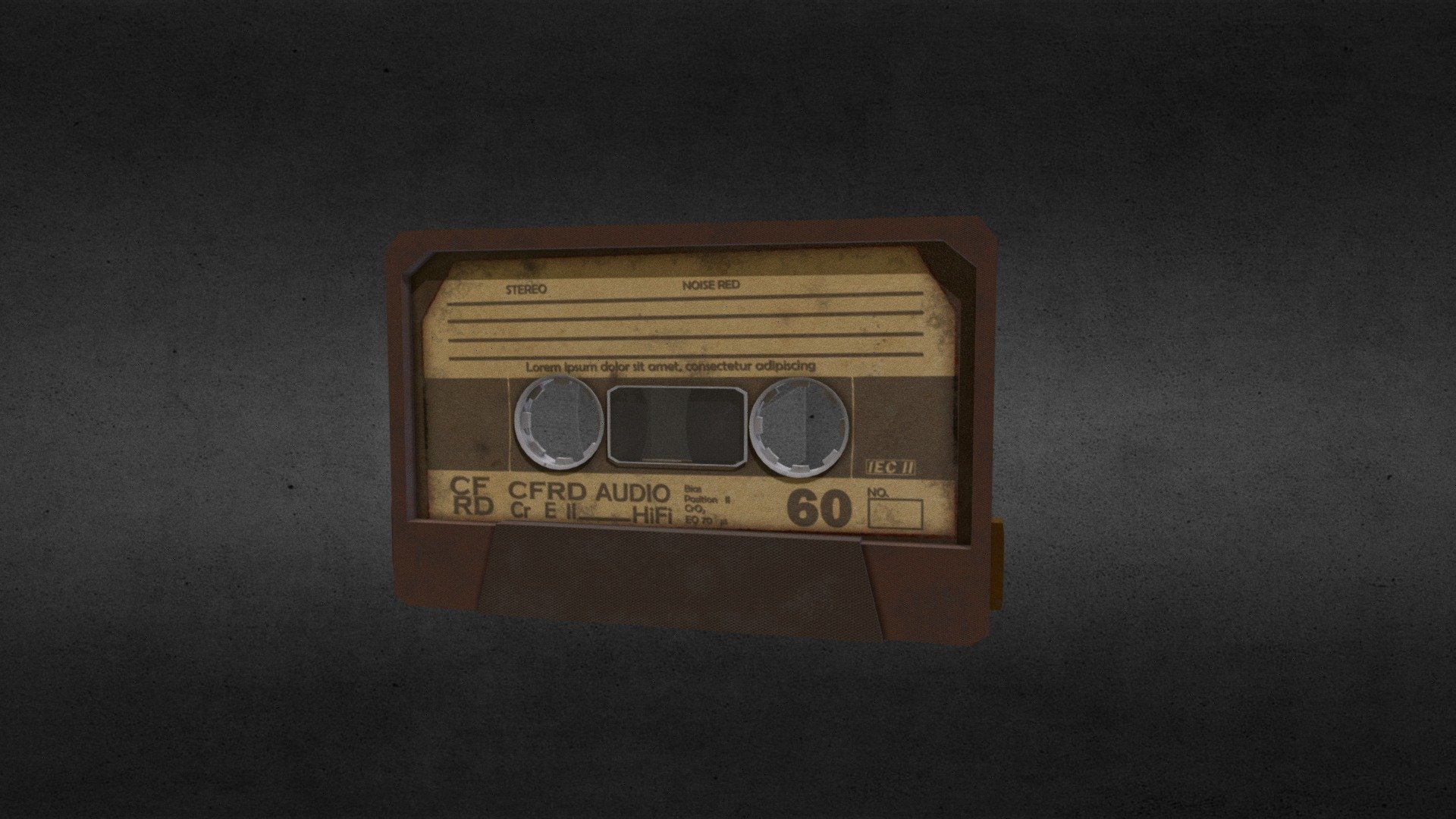 Old Cassette Tape - 3D model by TheFatScarecrow [4088227] - Sketchfab