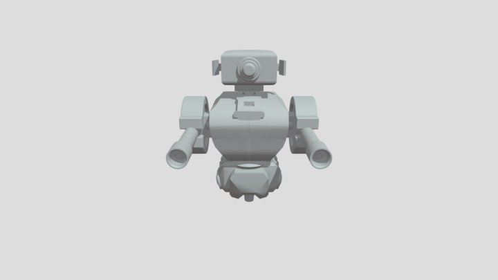 Overwatch Training Bot 3D Model