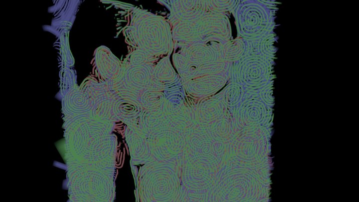 the couple 3D Model