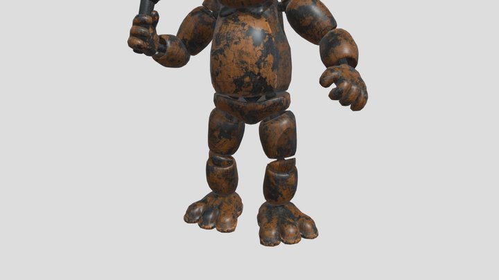 Freddy_fazbear__fnaf_ar_special_delivery 3D Model