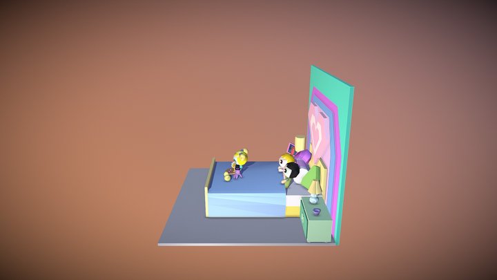 1061448027_呂貞儀_The Powerpuff Girls 3D Model