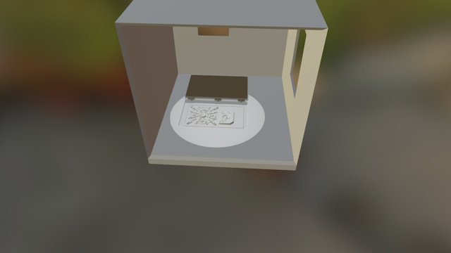 Door animation. 3D Model