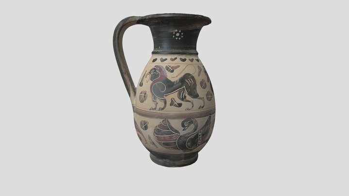 Etruscan-Corinthian Vase Replica 3D Model