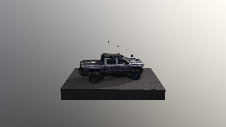 Lifted GM Truck 3D Model