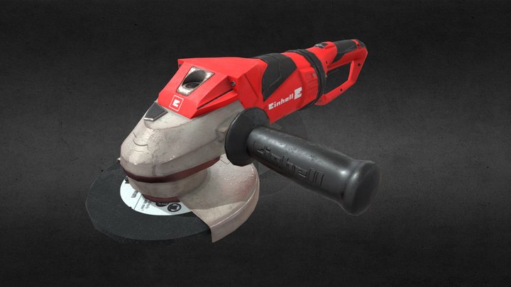 Angle Grinder 3D Model