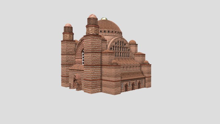 Byzantine Cathedral 3D Model