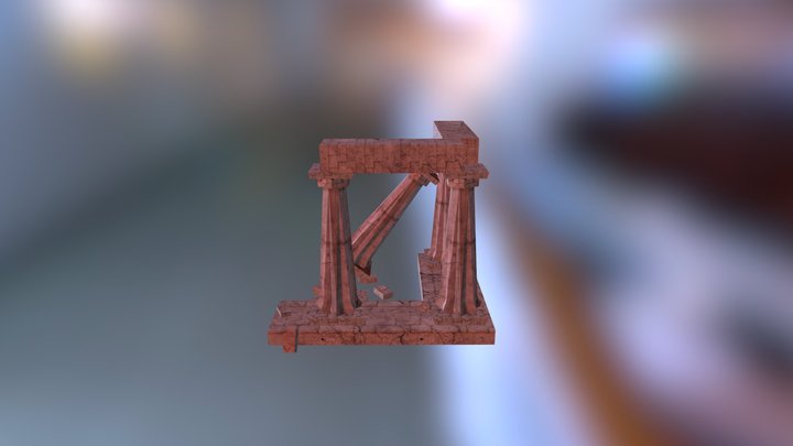 Medieval Ruin Column – Free 3D Model STL