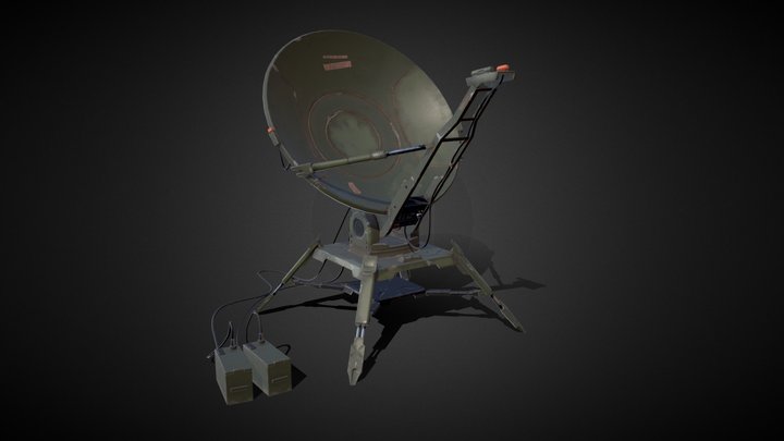 Compact Antenna 3D Model