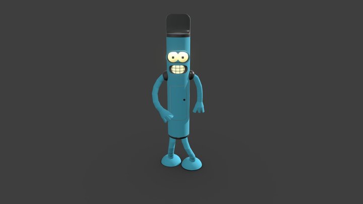 Bender Electronic Cigarette 3D Model