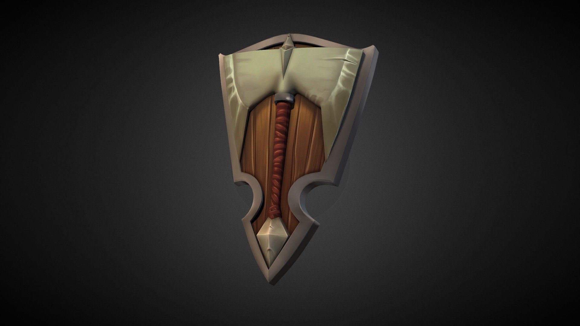 Fantasy decorative shield