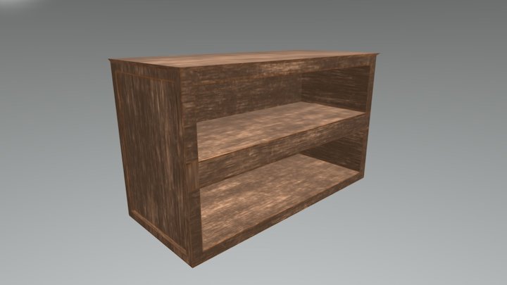 Bookshelf 3D Model