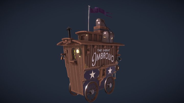 Just a wagon -  Escape from Hat (WIP) 3D Model