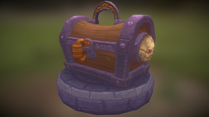 Pirates Treasure Chest Model 3D Model