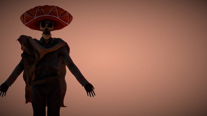 Mexican Calavera 3D Model