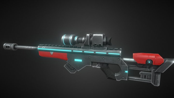 Sniper 3D Model
