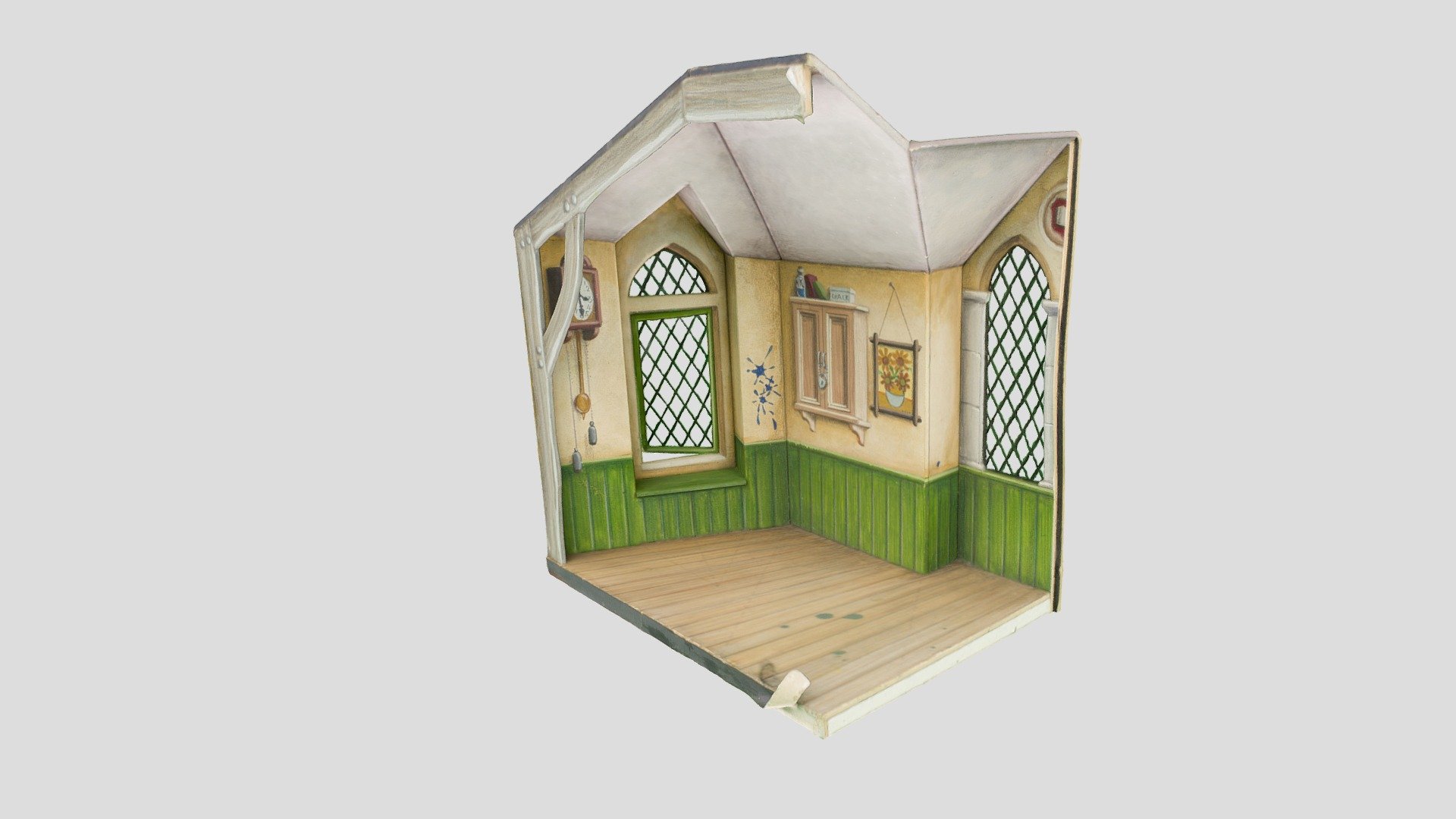 School room set model - 3D model by University of Bristol Theatre ...