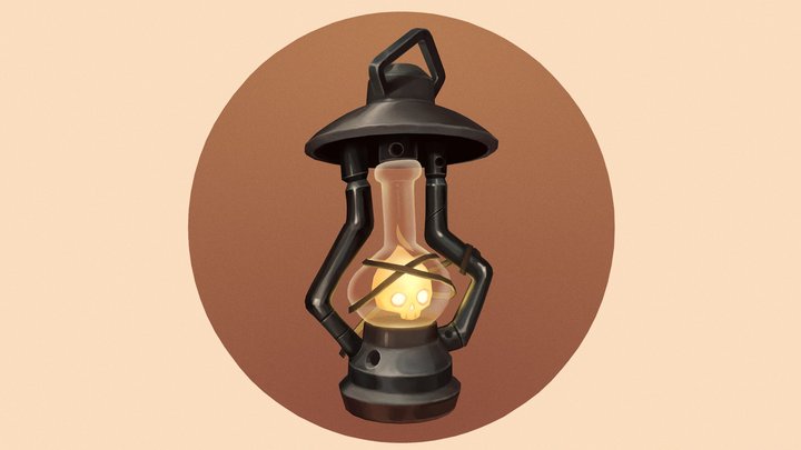 Spooky Lantern 3D Model