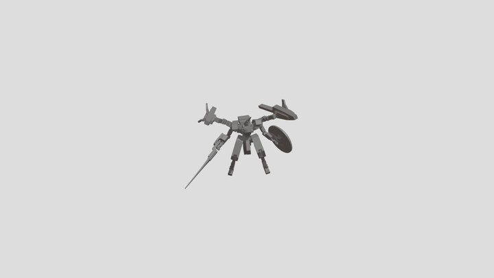 Original robot (partly unfinished 2022/7/10) 3D Model