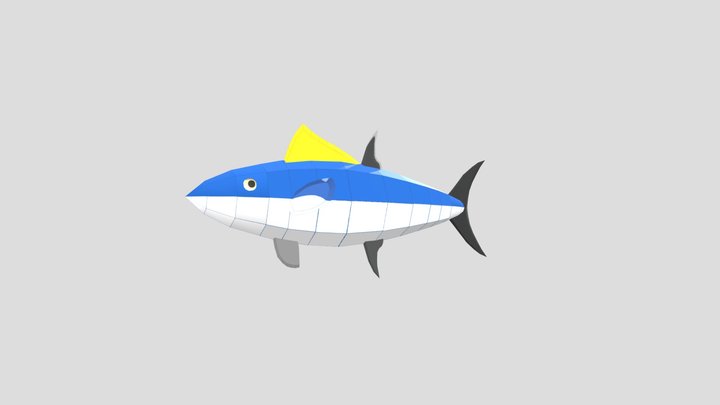 Bluefin Tuna 3D Model
