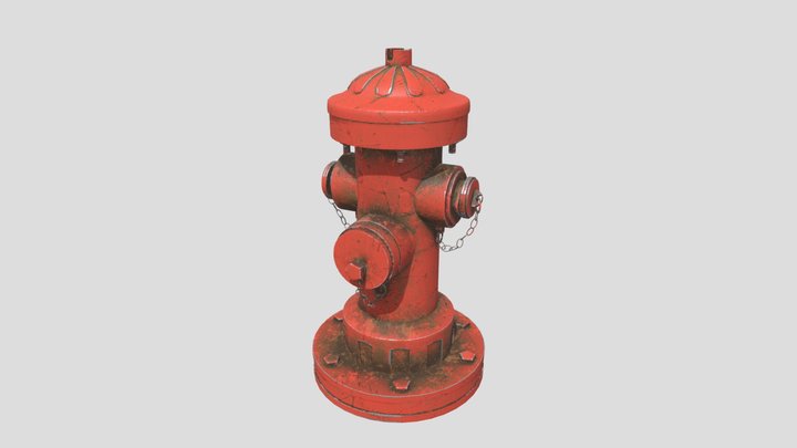 fire hydrant 1 3D Model