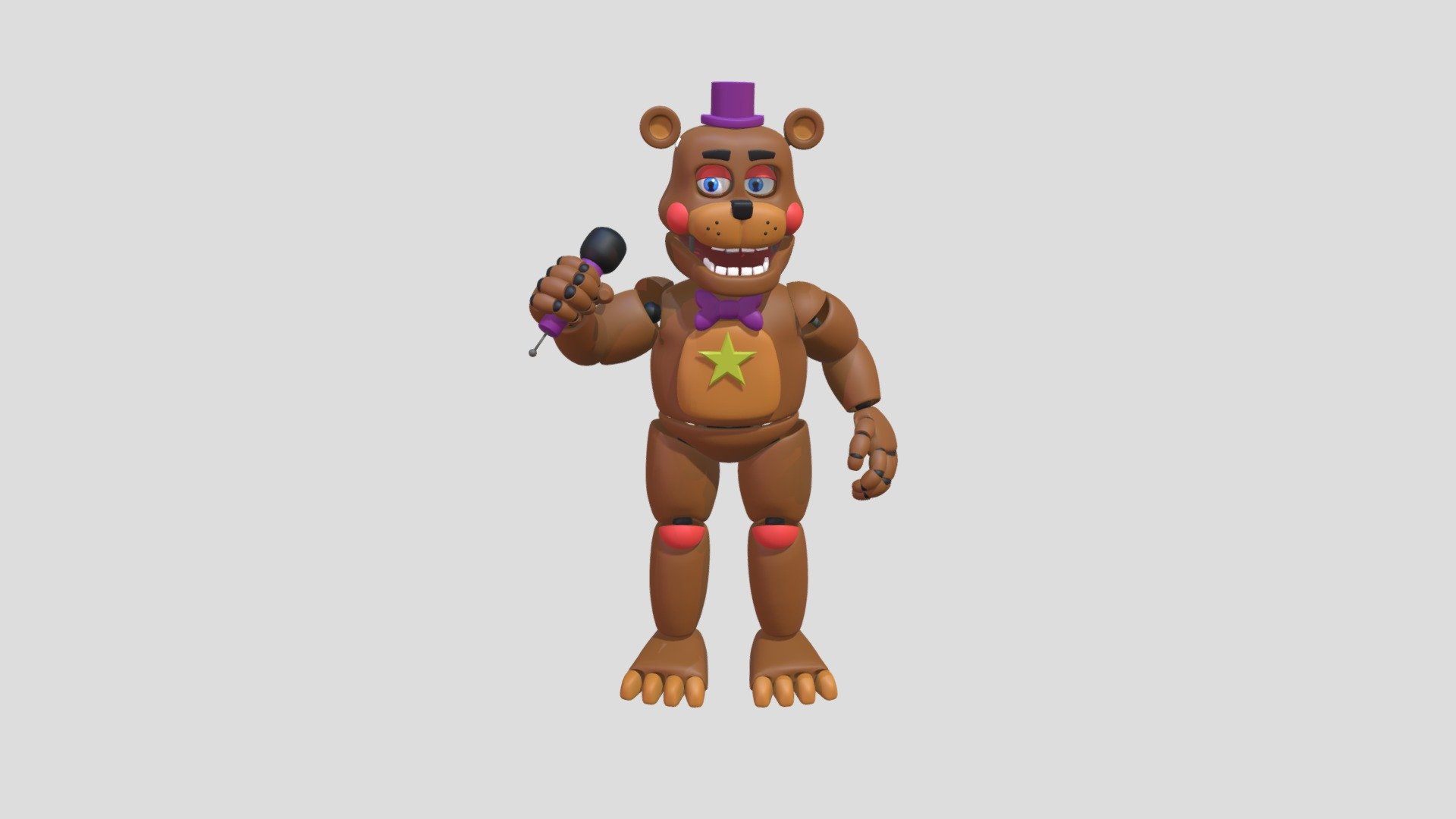 Rockstar Freddy.v3 - Download Free 3D Model By Dwall8611 [40947ff ...