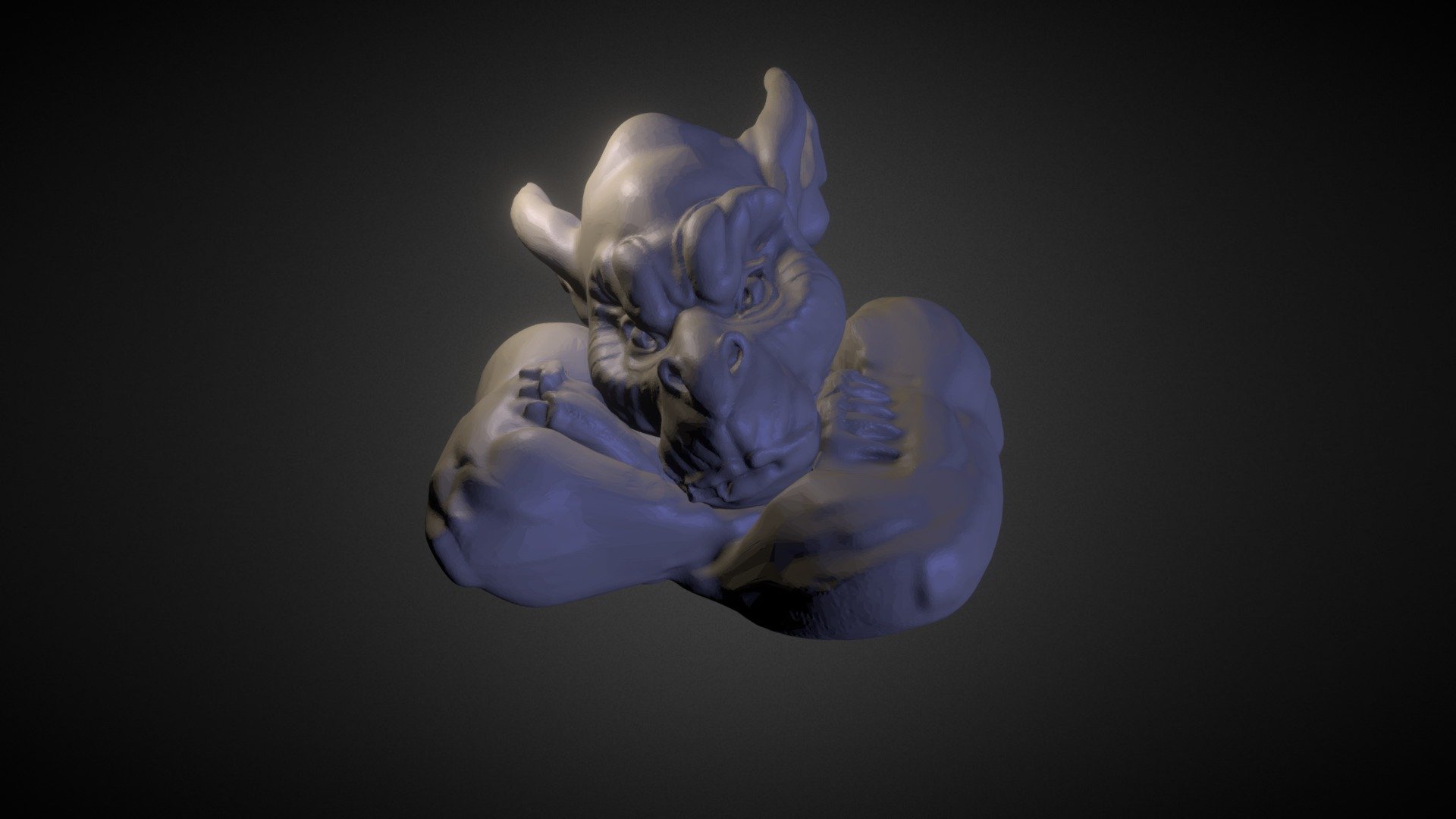 Gargoyle Bust Study