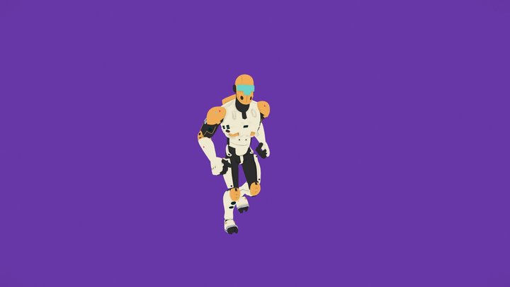 Dummy Soldier Bot 3D Model