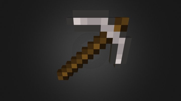 Minecraft_Pickaxe 3D Model