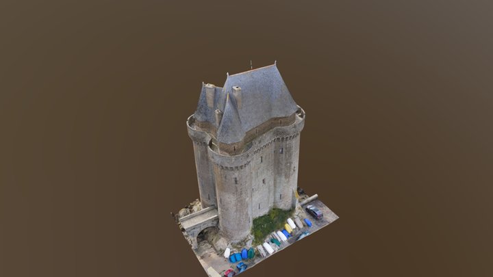 Tour Solidor, Saint-Malo 3D Model