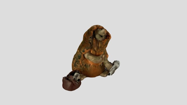 holzweibchen 3D Model