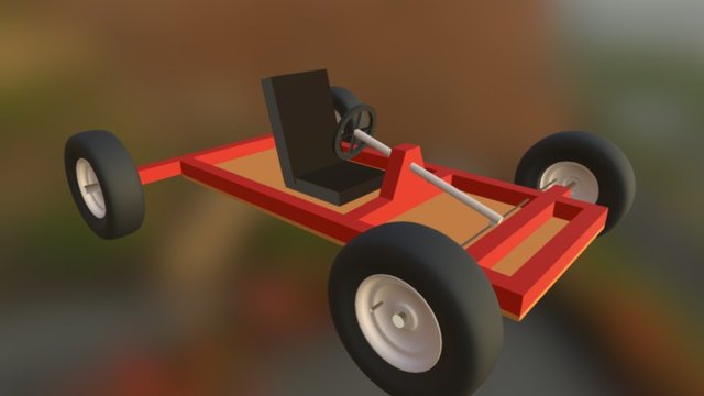 Go Kart Build for Weekly Challenge 10 3D Model
