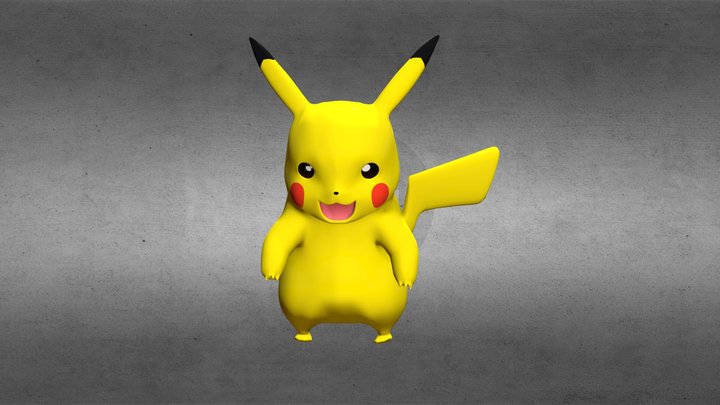 Pikachu Handesigner 3D Model