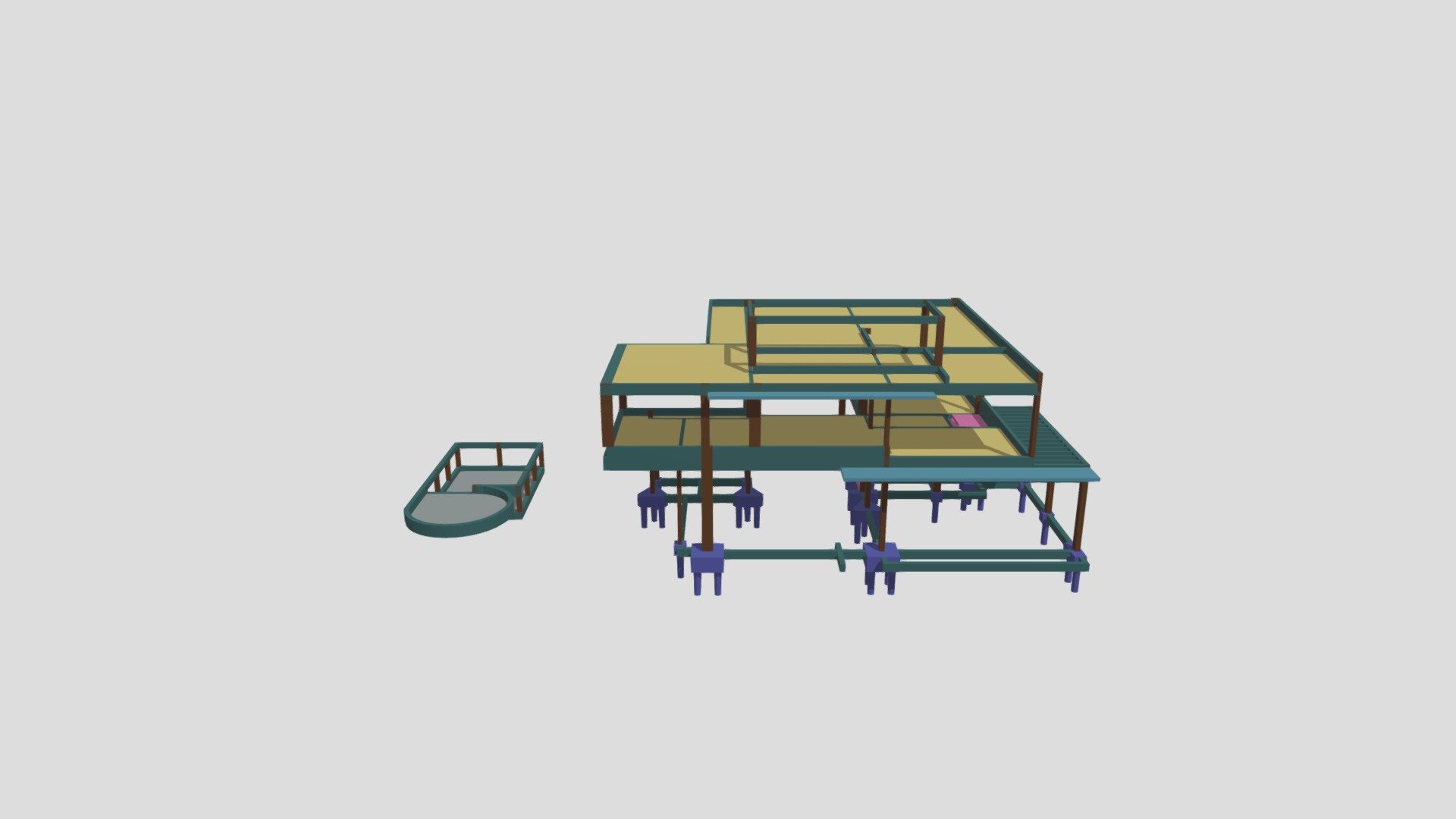 3D Residência GALP - Rifaina — Sketchfab embed 3D viewer