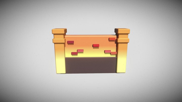 Stylized Wall (Enviroment) 3D Model