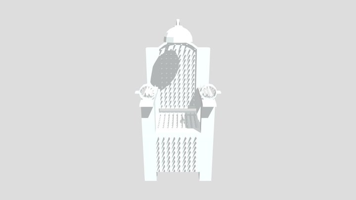 Silla eléctrica de tortura 3D Model